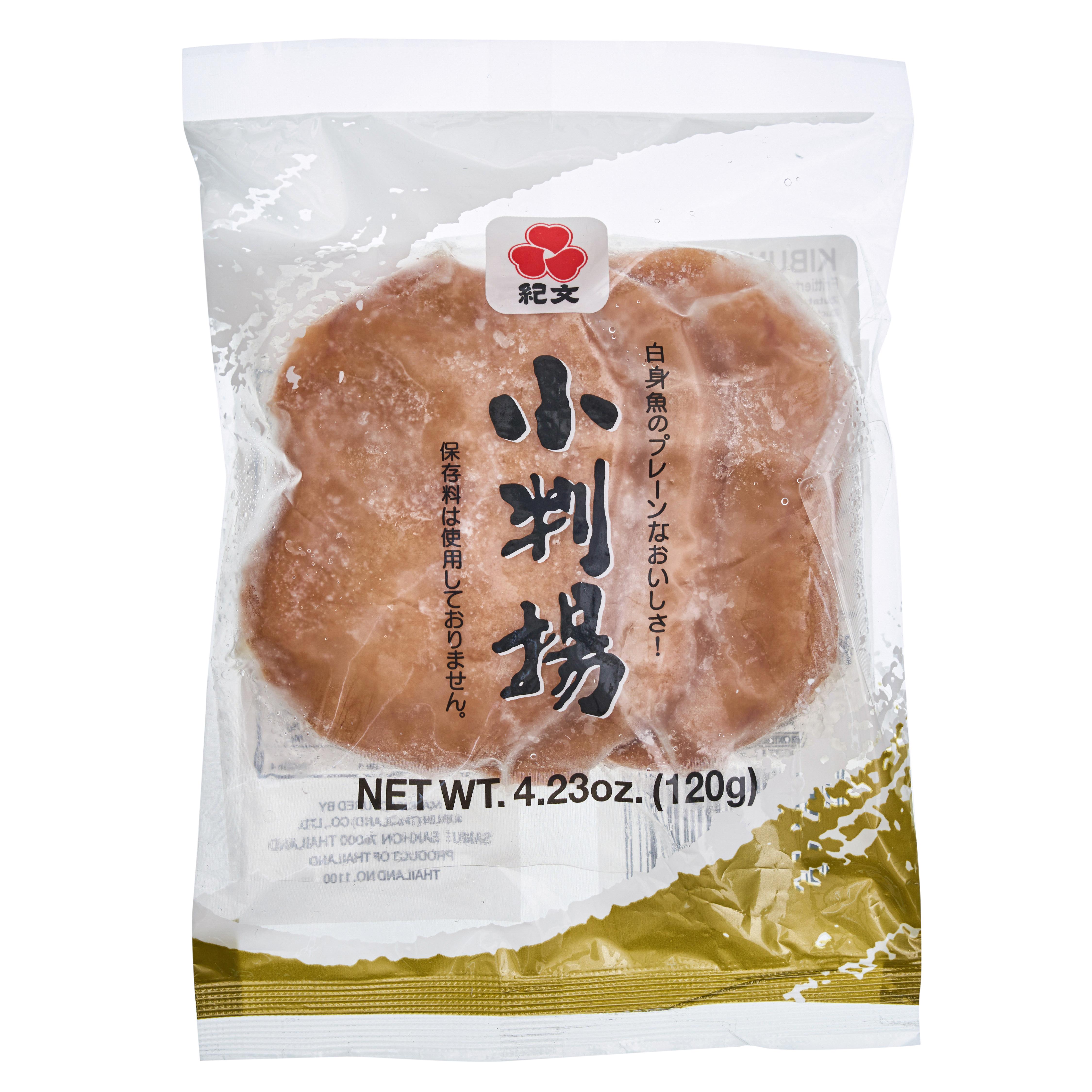 はんぺん Frozen Kibun Hanpen Fish Cake - 60 g - ジャパンセンター